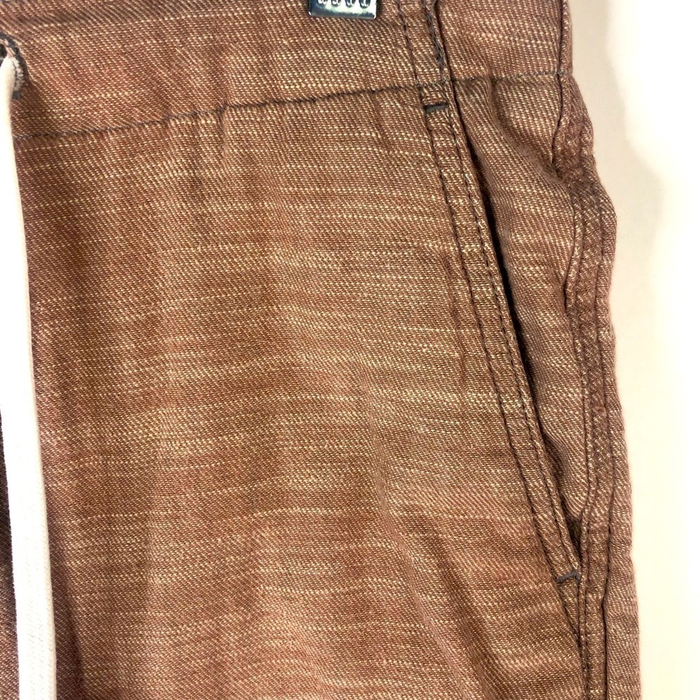 Express Brown Drawstring Shorts Size 30 - image 3